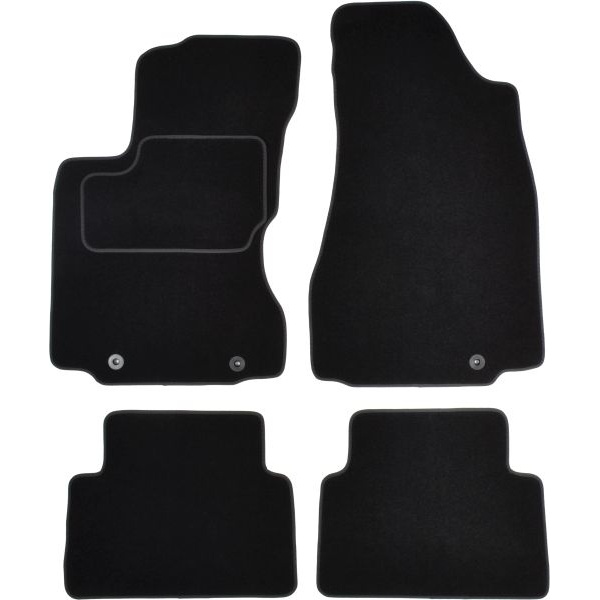 Set Covorase Auto Mocheta Fata + Spate Mammooth Nissan X-Trail 2 2007-2014 Negru MMT A041 NIS295 PRM 01